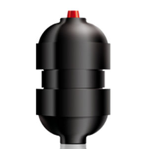 Accumulateur à membrane - APV series - SAIP S.R.L. - sous azote / en plastique / avec membrane échangeable