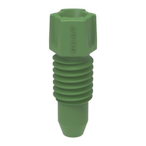 Raccord en PFA - 107061 - S.C.A.T. Europe GmbH - pour produits chimiques / à visser / UNF