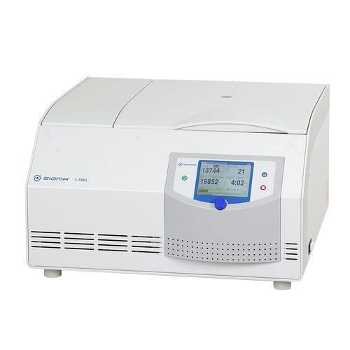 Centrifugeuse de laboratoire - 3-18KHS - Sigma Laborzentrifugen GmbH - de paillasse / réfrigérée / à chargement par le haut