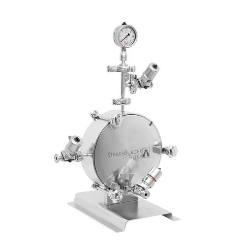 Système de filtration à plaques - Hermetix Lab 220 - Strassburger Filter GmbH & Co. KG - pour liquides / de laboratoire / en acier inoxydable