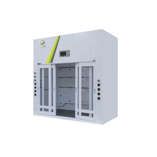 Sorbonne de laboratoire - FH WI-PP-H series - TopAir Systems - d'aspiration chimique / walk-in / en polypropylène