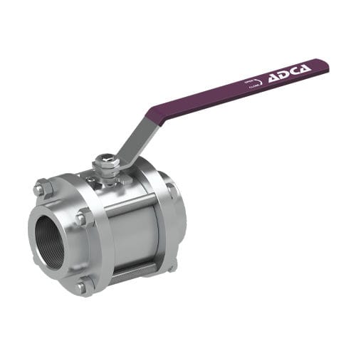 Vanne à boisseau sphérique - M3S1 - VALSTEAM ADCA Engineering S.A. - manuelle / d'arrêt / pour gaz