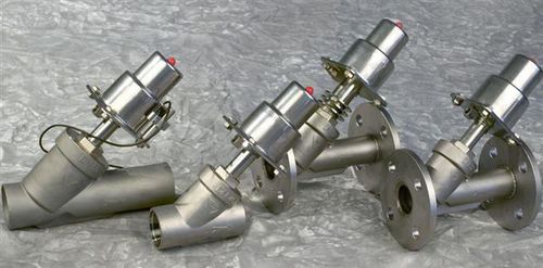 Vanne à clapet - 01FP - VALVOLE Hofmann by BONINO Engineering srl - pneumatique / à siège incliné / ATEX