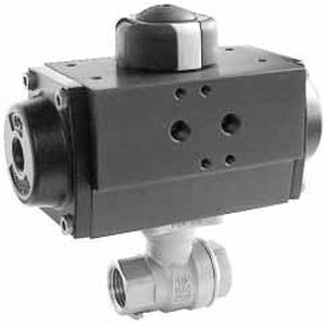 Vanne à boisseau sphérique - S02D - Vapo Techniek B.V. - à levier / à actionneur électrique / à commande pneumatique