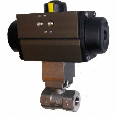 Vanne à boisseau sphérique - S24 - Vapo Techniek B.V. - à actionneur électrique / à commande pneumatique / femelle