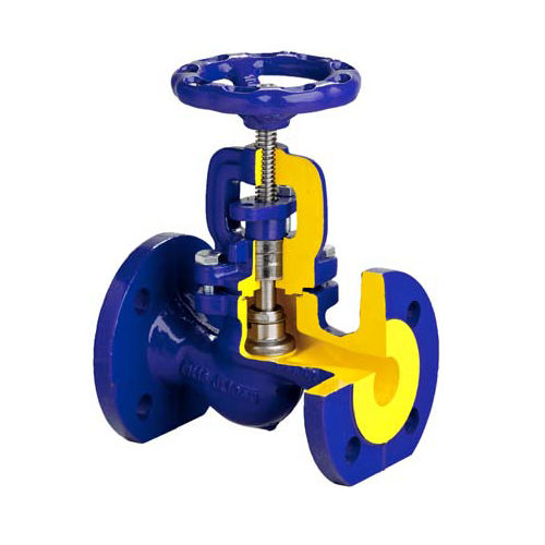 Vanne à soupape - 215 - VARIMEX-VALVES Poland Sp.z.o.o. - avec volant / pour l'eau / à bride