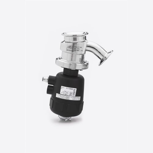 Vanne à membrane - VAK series - AERRE INOX Srl - pneumatique / d'arrêt / de vidange