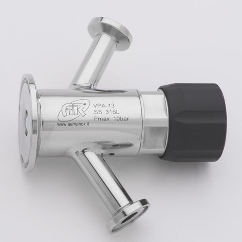 Vanne de prélèvement - VPA - AERRE INOX Srl - à membrane / à commande pneumatique / pour vapeur