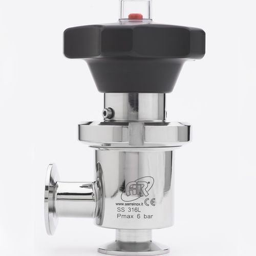 Vanne à membrane - VAL - AERRE INOX Srl - pneumatique / pour boisson / en ligne