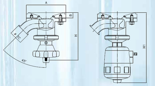 Vanne à membrane - VFA - FL/TC - AERRE INOX Srl - à commande pneumatique / de contrôle / pour liquides alimentaires et boissons