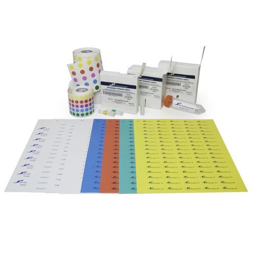 Étiquette adhésive - F1349 series - Bel-Art Products - en enduit / pour matières plastiques / de tube