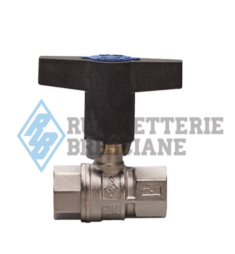 Vanne à boisseau sphérique - SUPER-SFER 1630 - BONOMI GMBH - manuelle / pour l'eau / femelle-femelle