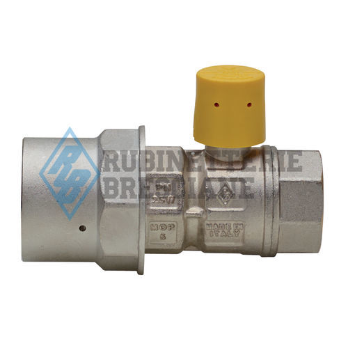 Vanne à boisseau sphérique - 6594 series - BONOMI GMBH - manuelle / de contrôle / pour gaz