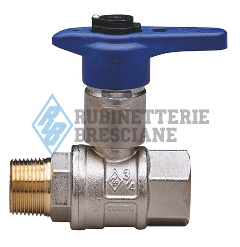 Vanne à boisseau sphérique - 2061 series - BONOMI GMBH - manuelle / pour l'eau / mâle-femelle