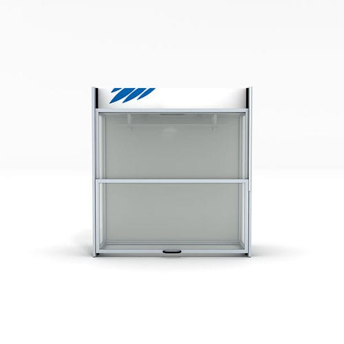 Enceinte de laboratoire de sécurité biologique - Burdinola Deutschland GmbH - sur pied / avec système d'extraction