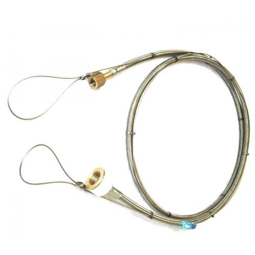 Tuyau flexible avec tresse en acier inoxydable - Cahouet - pour air / pour gaz / pour oxygène