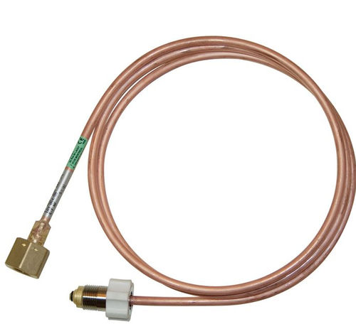 Pigtail en cuivre - Cahouet - en acier inoxydable / haute pression