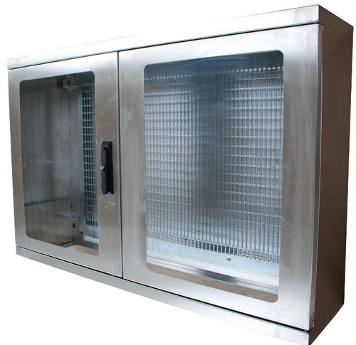 Armoire au sol - Cahouet - double porte / en acier inoxydable / verrouillable