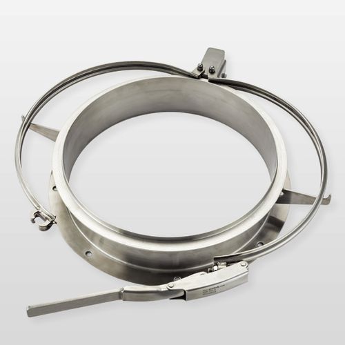 Sauterelle à étrier - Dust Free FIBC Transfer System - Ezi-Dock Systems Ltd. - en acier inoxydable