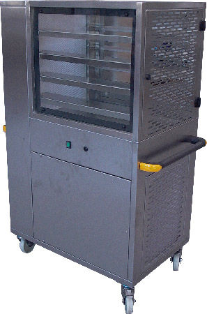 Chariot de stockage - max. 960 x 1 200 x 1 530 mm | LAF - Faster s.r.l. - en acier inoxydable / polyvalent / sous flux laminaire