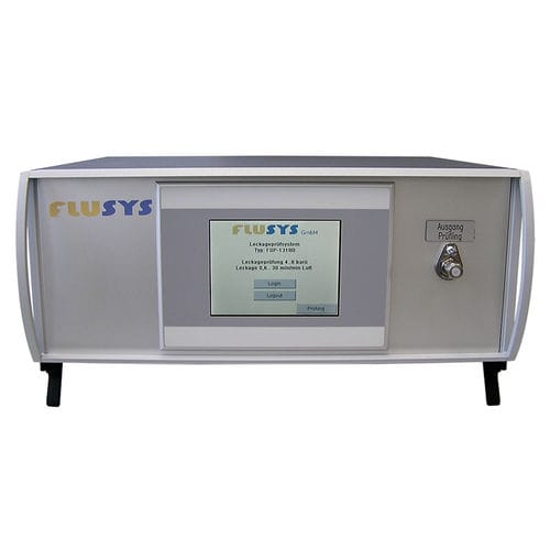 Testeur d'étanchéité avec automate programmable - WALeck - FLUSYS GmbH - automatique