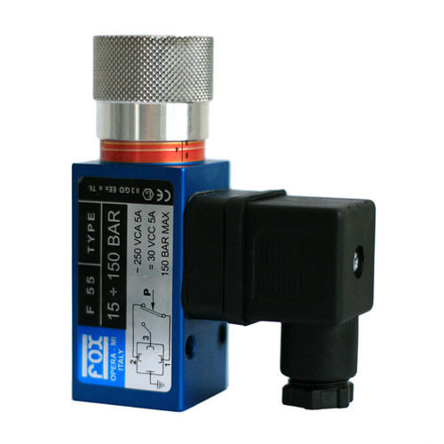 Pressostat électromécanique - F5 series - Fox S.r.l. - IP65 / pour applications hydrauliques / réglable