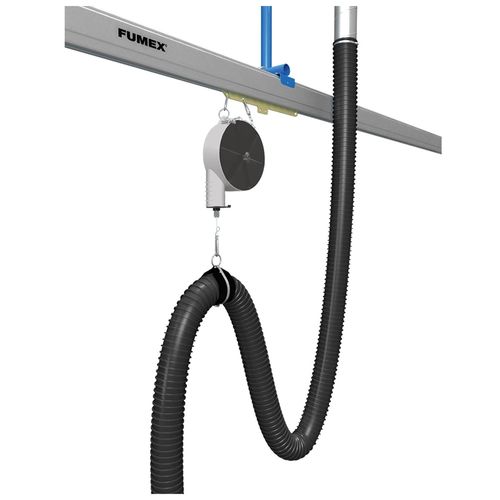 Rail d'extraction de gaz d'échappement - AFSA series - Fumex - en aluminium