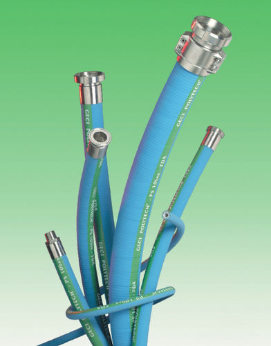 Tuyau flexible pour produits chimiques - POLYTECH®  - GECITECH SAS - pour produits alimentaires / en EPDM / en acier inoxydable