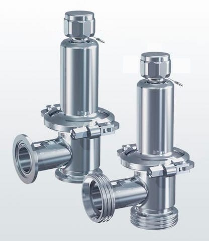 Vanne à soupape - Hygienic® 400.5 series - Goetze KG - de contrôle de débit / de régulation de pression / pour air