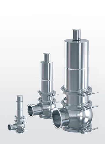 Soupape de sécurité pour gaz - Hygienic 4000 series - Goetze KG - pneumatique / à membrane