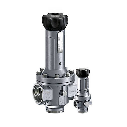 Vanne à piston - 484 series - Goetze KG - à membrane / de réduction de pression / pour air