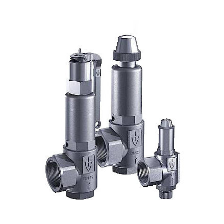 Soupape de sécurité pour vapeur - 451bH series - Goetze KG - pour eaux chaudes / filetée / à membrane