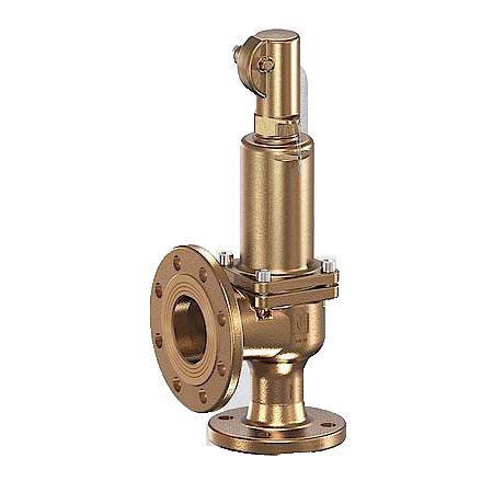 Soupape de sécurité pour vapeur - 852bHL series - Goetze KG - pour eaux chaudes / à bride