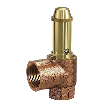 Soupape de sécurité pour eaux chaudes - 651mSK series - Goetze KG - filetée / à membrane