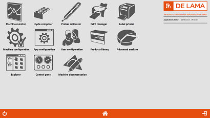 Logiciel embarqué - DE LAMA S.p.A. - de gestion / de commande / Windows