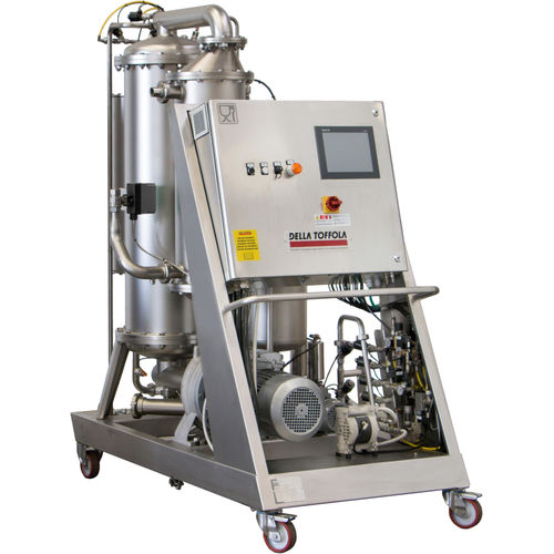 Filtre pour liquides alimentaires et boissons - DELLA TOFFOLA GROUP - à membrane / en céramique / mobile