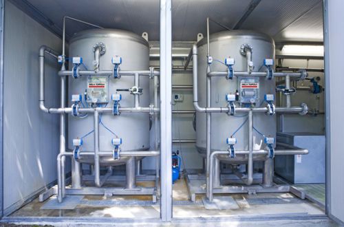 Unité de filtration à sable - DELLA TOFFOLA GROUP - pour eau potable / en acier inoxydable / sur mesure