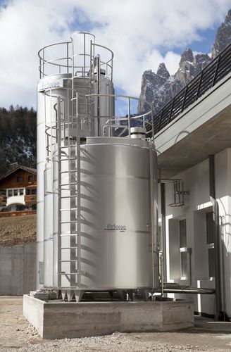 Cuve de stockage - DELLA TOFFOLA GROUP - pour le lait / en inox / cylindrique