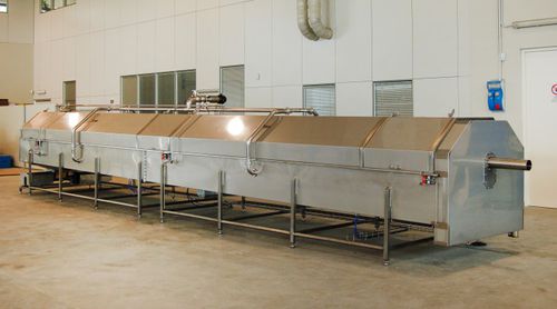 Tunnel de nettoyage automatique - DELLA TOFFOLA GROUP - pour produits laitiers / en inox / avec sécheur