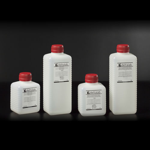 Bouteille pour échantillons - 28232 series - DELTALAB, S.L.U. - pour liquides / en polyéthylène / avec bouchon