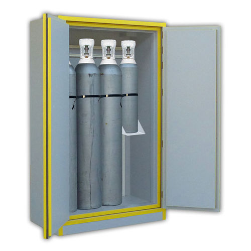 Armoire pour bouteilles de gaz - 7635BG - Ecosafe S.A. - de sécurité / au sol / double porte