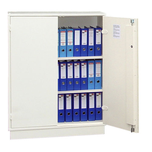 Armoire de bureau - AD1204 - Ecosafe S.A. - au sol / à étagères / double porte