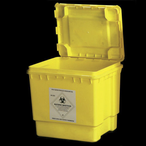 Conteneur à déchets en polypropylène - 240035 - Medline Scientific Ltd. - avec couvercle