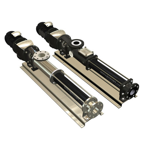Pompe à vis excentrée - DN - JN series - NOVA ROTORS s.r.l. - pour eaux usées / pour produits chimiques / à boue