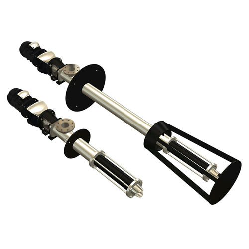 Pompe à vis - DV series - NOVA ROTORS s.r.l. - pour eaux usées / électrique / semi-immergée
