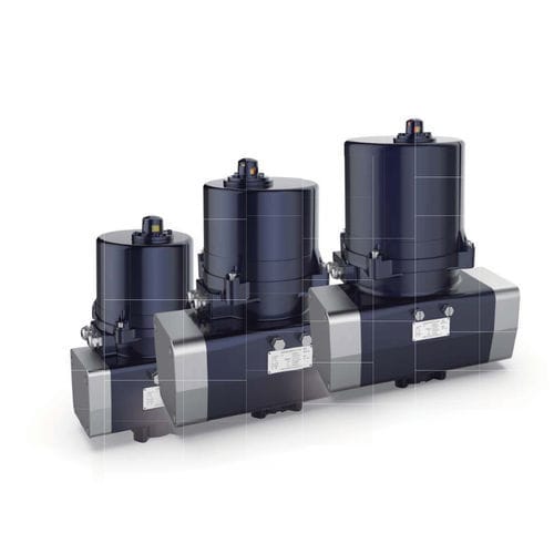 Actionneur électrique - NTQ, SR series - Nutork Corp. - rotatif / à piston / à ressort de rappel