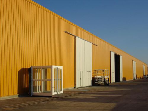 Entrepôt modulaire - Europa Prefabri - temporaire / préfabriqué / hall de production