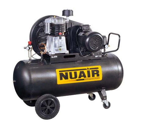 Compresseur à piston - NB7/7,5CT/270 - NUAir compressors - d'air / à moteur électrique / sur roulette