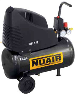 Compresseur à piston - OL195/24 - NUAir compressors - d'air / à moteur électrique / sur roulette
