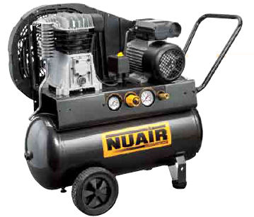 Compresseur à piston - B2800B/2M/50 TECH - NUAir compressors - d'air / à moteur électrique / sur roulette